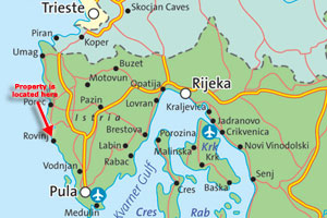 rovinj croatia map