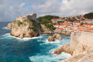 Scenic view of Dubrovnik old City where Game of Thrones was filmed