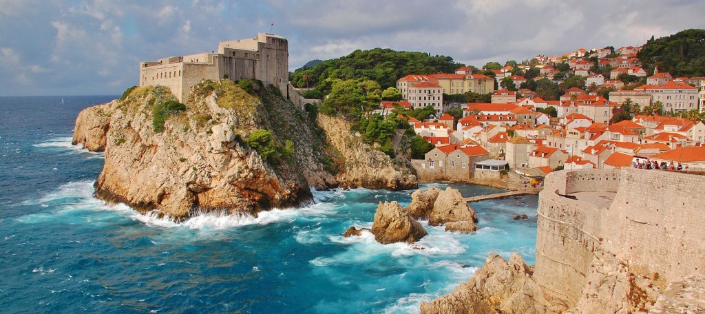 View of Dubrovnik old town where Game of Thrones was filmed