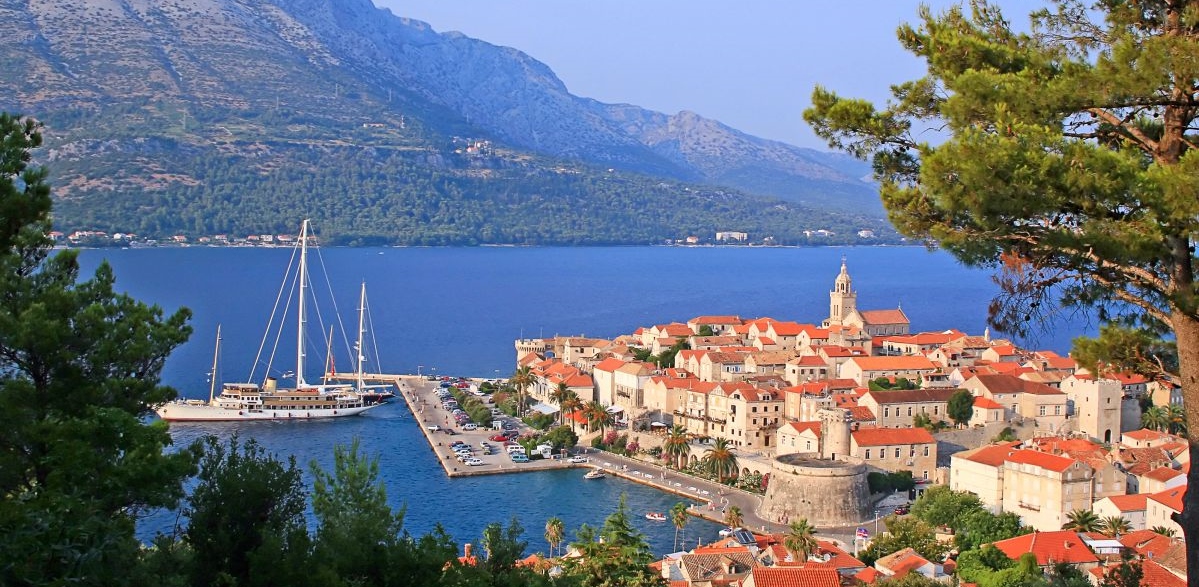 Korcula panoramic view