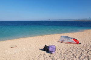 Sandy beach in Croatia