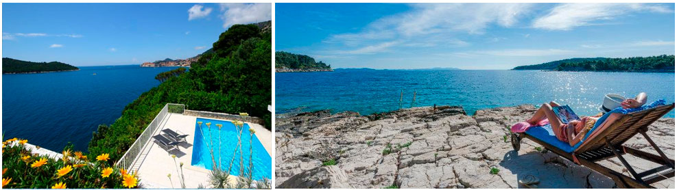 Villa on the beach Croatia