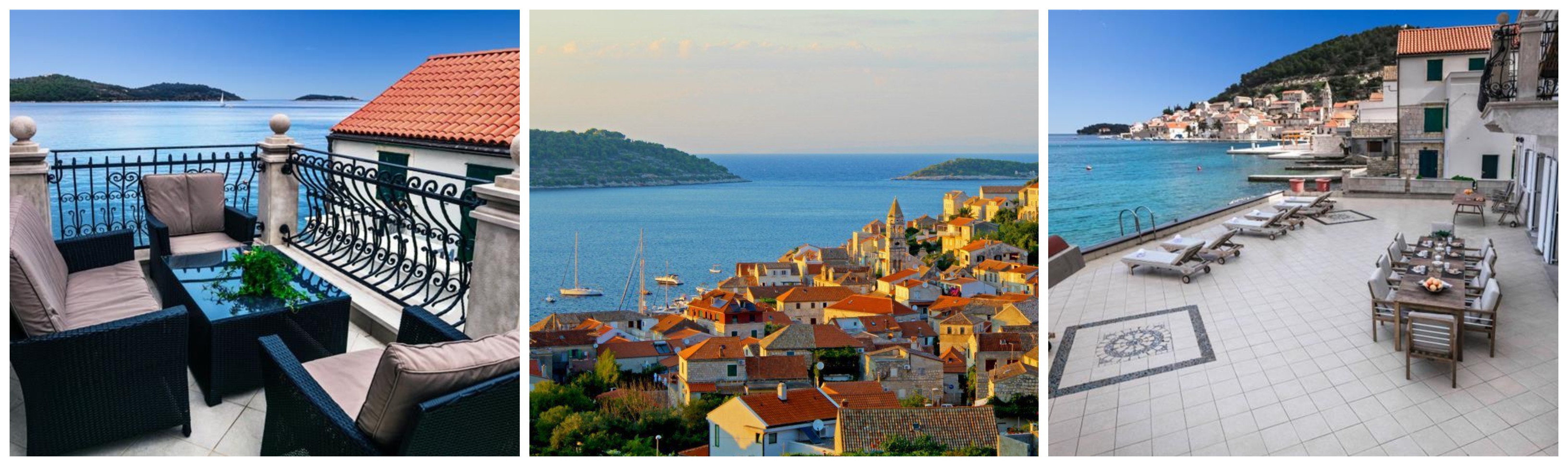 Villas in Vis town